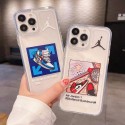 ナイキ 流行り アイフォン13/13proカバー 個性プリント柄 ブランド nike 透明 iPhone13pro maxケース 黄変防止 iphone12pro/12Pro max携帯カバー 落下保護 おしゃれ iphone11/11pro maxケース 男の子 フィット 着脱安い