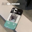 AIR Jordan ブランド iphone14pro maxソフトケース 潮流スタイル  ナイキ アップル14pro/14/14plusスマホカバー 衝撃吸収 iPhone13/13Pro maxケース 四角保護 ファッション 人気  iphone12pro/12pro max/11ケース 軽量 メンズ