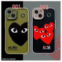 cdg アイフォン14max/13pro保護ケースブランド 落下防止 コムデギャルソン iphone 13Pro max/13ケース 存在感 iPhone12pro maxカバー 耐久性 キズ防止 iphone11pro/11ケース 精緻 高品質 放熱性抜群