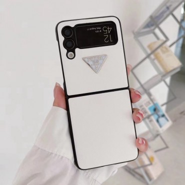 Prada 純正 GALAXY Z FLIP 3/Z FOLD 3ケースブランド スムーズ 傷防止 プラダ Samsung z flip/zfold携帯カバー 放熱性よい 高品質 ギャラクシーz fold3/zflip3ケース シンプル  男女兼用