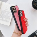 Prada アイフォン14 13pro maxケース ブランド カード収納 プラダ iPhone 13pro/13miniカバー 背面レザー 耐衝撃 iphone12/12mini/12proスマホケース 純正 オシャレ感 IPHONE11pro max/11カバー 指紋防止 フィット 丈夫 ビジネス