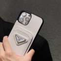 ブランド prada アイフォン14max/14proケース 二層保護 プラダ iphone14/14pro maxカバー カード収納 iPhone13pro/13スマホケース キズ防止 アップル12mini/12pro maxカバー 簡約 オシャレ 通勤