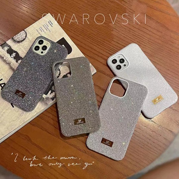 スワロフスキーブランド iphone 13Pro max/13Pro/13mini/13 ケース ジャケット型 綺麗 かわいい Swarovski アイフォン12pro max/12pro/12mini/12カバー キラキラ設計  iphone11 pro/11 pro max/se2ケース 滑り止め レディース向け 高級感 おしゃれ