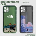 THE NORTH FACE ブランド IPhone 13mini/13Pro max/13Pro /13ケース シリコン 透明カバー 軽量 薄い ザノースフェイス アイフォン12pro /12pro max/12mini/12クリアカバー レンズ保護 耐衝撃 可愛い IPHONE11pro/11 pro max/11/se2ケース山柄 アイスランド柄 おしゃれ レディース 人気 メンズ