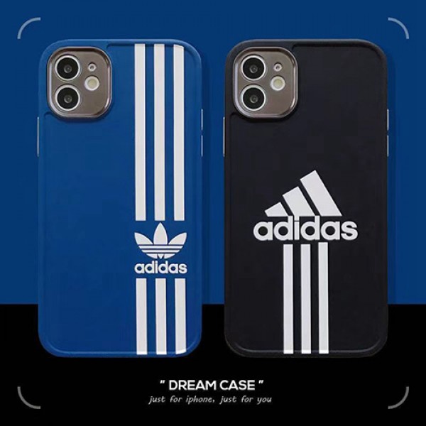 ブランド adidas アイフォン13Pro max/13Pro/13カバー 潮流スタイル 簡約 アディダス iphone12pro max/12pro/12ケース滑り止め加工 落下防止 おしゃれ iphone11pro/11 pro max/11カバー 放熱性よい メンズ レディース