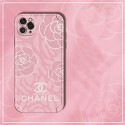 可愛い ツバキ柄 シャネル IPhone 13Pro max/13Pro/13スマホケース 綺麗 レディース 優しい ブランド chanel アイフォン12pro /12pro max/12フルカバー 耐衝撃 iphone11pro/11 pro max/11ソフトケース カップル ペア揃い 高品質