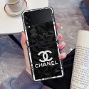 ブランド Chanel サムスンGALAXY Z Flip3折り畳み式スマホケース 特殊設計 レディース シャネル ギャラクシーzflip3/zflip耐衝撃ケース 薄型 おしゃれ 菱形 ココマークgalaxy z flip3/flipカバー  高級感 ビジネス 簡約 メンズ