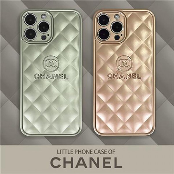 可愛い ブランド シャネル IPHONE13pro max/13pro/13ソフトケース 衝撃吸収 chanel アイフォン12pro/12pro max/12カバー おしゃれ 菱格 滑り止め ココマーク iphone11pro max/11pro/11ケース 珠光 キュート レディース愛用