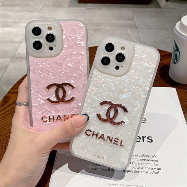 ブランド iPhone14max/13proケース Chanel きれい 貝母柄 シャネル アイフォン13Pro max/13ケース 金具ロゴ 高級感 iphone12proスマホケース 珍しい IPHONE11pro maxケース 落下保護 シンプル 高品質 レディース