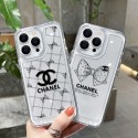 シャネル iPhone14pro/14plusケース ブランド CHANEL 蝶結び柄 アイフォン14pro max/14カバー 透明ケース 黄変防止 iphone13/13PRO/13pro maxケース 柔らかい 衝撃吸収 アップル12pro max/12proケース 手触り良い かわいい 女子愛用