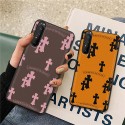 流行りブランドChrome Hearts 定番十字架柄  XPERIA 5iii/1iiスマホケース柔軟レザー 耐久性 オシャレ クロムハーツxperia 1/XZP保護カバー 落下保護 高品質 エクスペリア5IIソフトケース メンズ 人気 レディース 激安