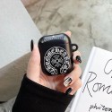 ハイブランド Chrome Hearts AirPods 3/pro収納ケース 全面保護 傷防止 流行り クロムハーツ airpods 1/2ソフトカバー 耐衝撃 ファッション エアーポッズ3ケース かわいい 高品質 フェット メンズ 人気 レディース