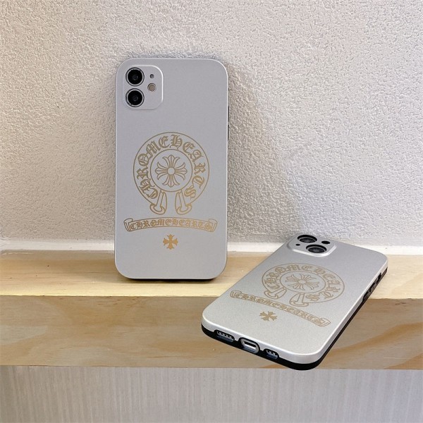 Chrome Hearts ブランド iphone 13Pro max/13Pro/13カバーシルバー塗装加工 ファッション クロームハーツ iPhone12pro max/12pro/12ケース 耐久性  精緻な工芸 iphone11pro/11 pro max/11ケース カッコい メンズ レディース