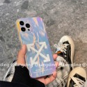 潮流 ブランド オフホワイトiphone13pro max/12pro/11Promax/se3ケース軽量 薄型 レーザー off-white アイフォン13pro/12Pro max/11proスマホカバー 放熱性よい 変色 IPHONE13/12/11/xrケース 柔らかい 耐衝撃 おしゃれ 大人気 メンズ レディース