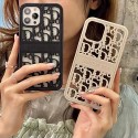 ディオール Dior ブランド iphone14pro/14 pro max/14plus/14個性ケース 中空デザイン iphone 13Pro max/13Pro/13mini/13ケース 日韓系 おしゃれ アイフォン12pro max/12pro/12カバー 放熱性強い モノグラム柄 メンズ 人気 レディース