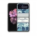 ディオール 復古風 Galaxy Z Flip3ケースブランド 折り畳み式 鮮やか花柄 キレイ Dior ギャラクシーゼットフリップ3フルカバー 落下保護 galaxy z flipケース 高品質 エレガント 放熱性よい 360度フェット