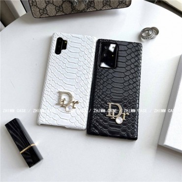 Dior ディオール GALAXY S22+/s22ultra/s22カバー 華奢ヘビ紋 おしゃれ サムスンs21/s21+/s21ultra革ケース3dロゴ落下防止 ブランド Samsung s20/note20ultraケース 高品質 フィット 男女兼用