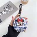 ブランド dior x ディズニー Airpods 3 ケース 韓国 可愛い ディオール Airpods proケース 全面保護 キズ防止 disney airpods2 ケース オシャレ Airpods 1 ケース 革 カバー 高級 メンズ レディース