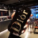 dior ブランド iPhone13pro maxスマホケース 柔らかい シリコン製 ディオール iphone13/13proカバー 耐衝撃 IPHONE12pro/12pro maxケースメッキロゴキラキラ アップル11/11pro maxカバー 持ち易い流線型 メンズ レディース