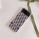 Dior Galaxy Z Flip4 5G ケースブランド 流行り クリア  ディオール Samsung z flip3クリアケース 耐衝撃 Galaxy z flip4 透明 ケース おしゃれ Galaxy Z Flip クリア ケース 定番モノグラム柄 男女ペア揃い