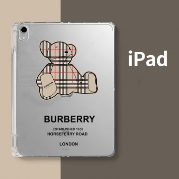 BURBERRY アイパッドプロ12.9/11inch世代カバー ジャケット型 携帯便利 ソフト バーバリーipad air 4/3/2/1インチ ケース ペンホール付き 美しい ハイブランド ipad 9/8/7世代カバー黄変防止 ファッション メンズ 人気 レディース