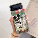 GUCCI ブランドギャラクシーZ Flip3フルカバー キズ防止 グッチ Galaxy z flip3ケース 耐久性レザー 人気ミッキマウス 男女兼用 galaxy z flipスマホケース 保護 スムーズ 軽量 オシャレ 激安