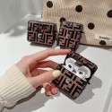 FENDI エアーポッズPro2ケースブランド 紛失防止 フェンディ AirPods 3 ケース 携帯便利 airpods proカバー 贅沢 皮革ケース 衝撃吸収 スクエア型 個性 イヤホンケース メンズ レディース