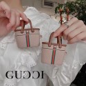 GUCCI ブランド AIR PODS pro2/3/2/1収納型カバー 手提げバッグ同型 ファッション 高級 エアーポッズ3/プロ シリコンケース 耐久性 フェット 男女 グッチairpods Pro/3イヤホンケース落下防止かわいい激安レディース