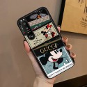 ブランド GUCCI＆Disney iPhone14promax/14plus/14pro/14ケース 個性デザイン XPERIA 5III/5II革ケース 高級感 タグ グッチ ミッキ xperia 1iv/10iv/1iiiフルカバー 耐久性 ファッション 流行り カワイイ漫画風