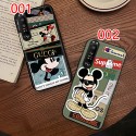 ブランド GUCCI＆Disney iPhone14promax/14plus/14pro/14ケース 個性デザイン XPERIA 5III/5II革ケース 高級感 タグ グッチ ミッキ xperia 1iv/10iv/1iiiフルカバー 耐久性 ファッション 流行り カワイイ漫画風