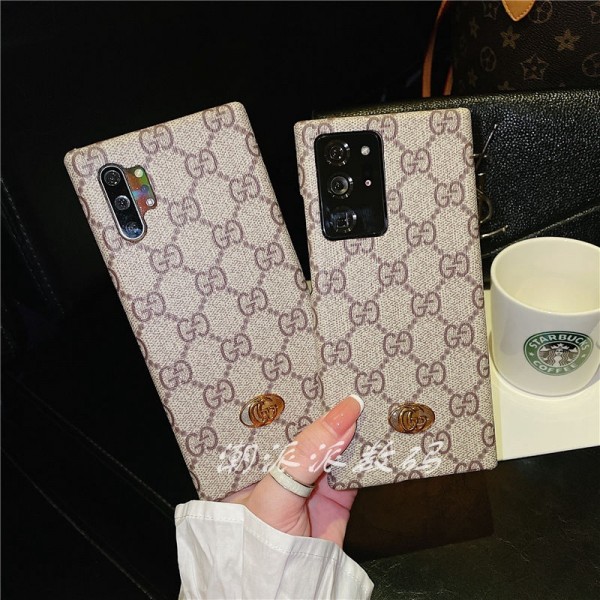 Gucci 高品質 GALAXY S22/S21ultra/S21+/S21ハードケース 耐衝撃 傷防止 ハイブランドグッチ galaxys20/s20+/s20u携帯カバー 経典モノグラム柄 おしゃれ ギャラクシーnote20/note20ultra/s10+ケース シンプル ジャケット型 放熱性よい 男女兼用