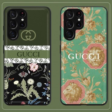 GUCCI サムスンs22+/s22ulra/s22ケースブランド 高品質 フィット グッチ Galaxy s21ultra/s21 +/s21革カバー 耐久性 精緻プリント柄 GALAXY note20/note20ultra/s20+/a32a/A52ケース 簡単ジャケット型 携帯便利 ファッション