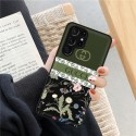 GUCCI サムスンs22+/s22ulra/s22ケースブランド 高品質 フィット グッチ Galaxy s21ultra/s21 +/s21革カバー 耐久性 精緻プリント柄 GALAXY note20/note20ultra/s20+/a32a/A52ケース 簡単ジャケット型 携帯便利 ファッション