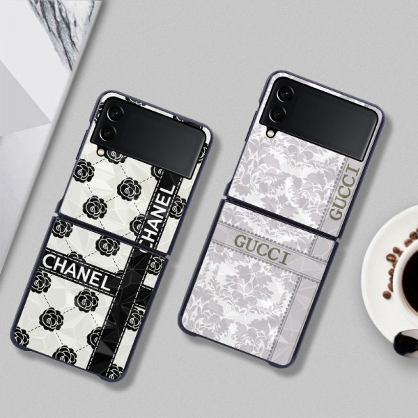 Chanel ブランド GALAXY  Z FLIP3スマホカバー 優雅 グッチ Galaxy z fold3ケース 素晴らしい素材 Samsung z flip3ケース 落下保護 キズ防止 フィット