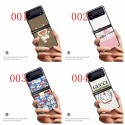 GUCCI ギャラクシーz flip4スマホケース 可愛い漫画柄 グッチ コラボ ドラえもん Galaxy Z Flip3携帯カバー 衝撃吸収 オシャレ Samsung z fold3ケース 軽量 スムーズ フィット 男女兼用