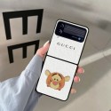 グッチ Galaxy Z Flip3ケースブランド 簡約デザイン gucci ギャラクシーZ FLIP3カバー 面白さ Samsung z flipケース 耐衝撃 ファッション 通気性 メンズ レディース