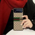 GUCCI GALAXY Z FLIP4スマホケース 定番デザイン ブランド ギャラクシー Z Flip3ケースグッチ 薄型 軽量 Samsung z flip4/flip3スマホカバー 指紋防止 ファッション 高品質 メンズ レディース 滑り止め 耐衝撃