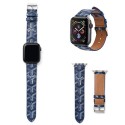 ハイブランド ゴヤール apple watch 対応バンド 38ｍｍ～44mm 高級レザー Goyard アップルウォッチ 6 革ベルト 柔らかい 快適 ファッション 高品質 IWATCH交換ストラップ 全世代通用 サイズ調整可