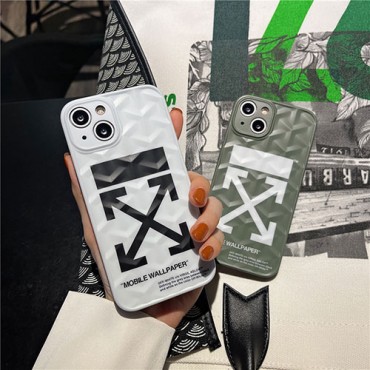 人気ブランド Off-White アイフォン13Pro max/13Pro/13ケース 流行り デザイン  耐衝撃 オフホワイトiphone 12pro max/12pro/12カバー 耐久性 フルカバー 精緻な工芸 iphone11pro/11 pro max/11ケース創意 ファッション メンズ レディース