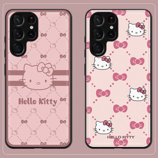 HELLO KITTY アイフォン13pro max/12pro/11/SE3スマホカバー 耐衝撃 キズ防止 ハイブランド ギャラクシーs22+/s22ultra/s21/s20+/note20ultra革ケース高品質 フィット 薄型 放熱性よい 女の子愛用