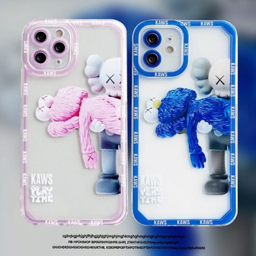 ファッションブランド KAWS iphone13proスマホケース 透明 カウズ iPhone13pro max/13カバー 個性柄 アイフォン12pro/12pro max/12ソフトケース 耐衝撃 おしゃれ IPHONE11pro max/11pro/11携帯カバー流行り メンズ 大人気 レディース 激安