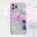 ファッションブランド KAWS iphone13proスマホケース 透明 カウズ iPhone13pro max/13カバー 個性柄 アイフォン12pro/12pro max/12ソフトケース 耐衝撃 おしゃれ IPHONE11pro max/11pro/11携帯カバー流行り メンズ 大人気 レディース 激安