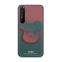 カウズ グラデーション Xperia 5II/1IIスマホケース 個性熊柄 セレブから大人気 潮流 ブランド kaws エクスペリア5ii/1iiフルカバー 上質レザー 耐衝撃 シンプル 流行り メンズ レディース オーダーメイド激安 ハードケース