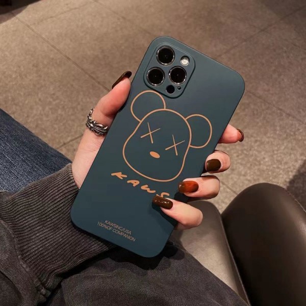 ブランド KAWS アイフォン13Pro max/13Pro/13保護カバー 傷防止 ファッション カウズ iphone12pro max/12pro/12ソフトケース 耐久性 手触り良い IPHONE11pro/11pro max/11カバー 潮流クマ柄 メンズ おしゃれ メンズ レディース クール 激安 