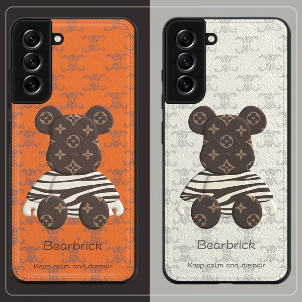 ハイブランド ベアブリックGALAXY S22/S22+/S22ultra電話ケース柔らかい 耐衝撃 bear brick ギャラクシーs21/s21fe/s21+/s21ultraカバー レンズ保護 キズ防止 galaxy s20ultra/note20/s10+/a32レザーケース 軽量 放熱性よい 個性柄 男女兼用