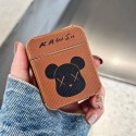 KAWS ブランド AirPods 3 収納ケース 紛失防止 カウズ エアーポッズ proカバー 携帯便利 おしゃれ airpods 2/1 ケース スクエア型 メンズ 人気 高品質 レディース 表面レザー 耐衝撃