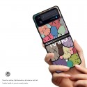 カウズ Galaxy Z Flip 4 2022 ケースブランド KAWS ギャラクシー Z Flip4スマホカバー 薄型 落下防止 Samsung Z Flip4 5Gケース TPU ソフトレザー かわいい プリント柄  耐久性 ファッション 若者