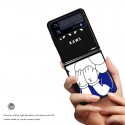 カウズ Galaxy Z Flip 4 2022 ケースブランド KAWS ギャラクシー Z Flip4スマホカバー 薄型 落下防止 Samsung Z Flip4 5Gケース TPU ソフトレザー かわいい プリント柄  耐久性 ファッション 若者
