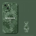 流行りブランド bearbrick アイフォン14+/14pro max携帯カバー 漫画キャラクター ベアブリック iPhone14pro/14ケース ファッション iPhone13pro max/13シリコンケース 耐衝撃 iPhone12pro/12miniカバー キズ防止 指紋防止 オシャレ