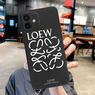 ブランド ロエベ 黒色Galaxy S21/S21+/S21Ultra/s20/s20+/s20ultraスマホケース マット感 滑り止め loewe 経典モノグラム ギャラクシーnote20/note20ultra/note10/note10+フルカバー 耐衝撃 ファッション 男女通用 galaxy A52/A32/s10ケース 高品質 シンプル風